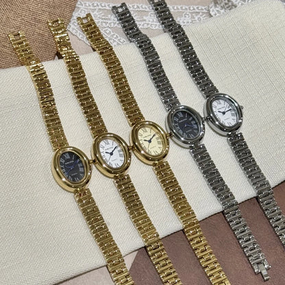 Sunlifex Oval Dial Gold Women’s Quartz Watch