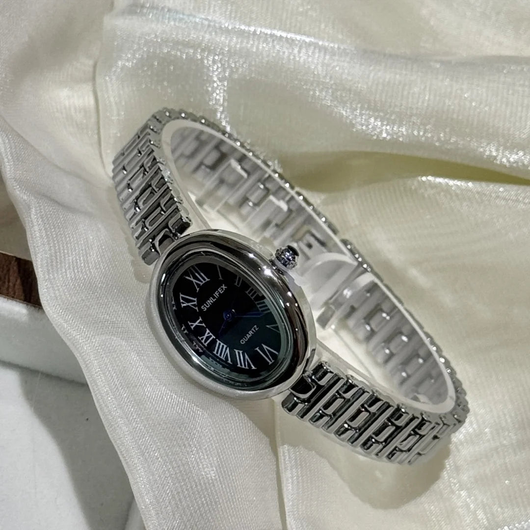 Sunlifex Oval Dial Gold Women’s Quartz Watch