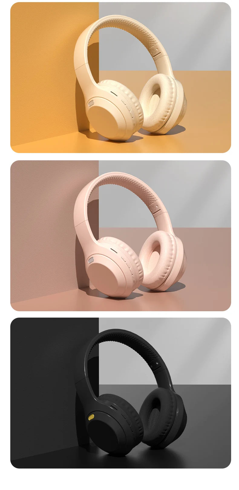 Xiaomi 5W Wireless Bluetooth Headphones with Mic | Foldable Over-Ear Headset