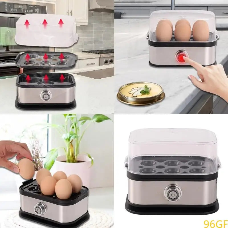 Space Saving Electric Egg Boiler 6 Egg Capacity
