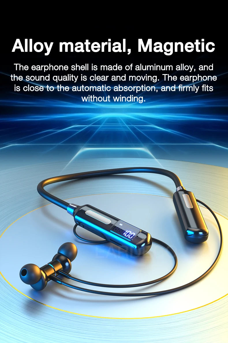 EARDECO Sports Chip Bluetooth Earphones, Waterproof, Steps & Calorie Tracker