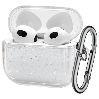 Glitter TPU AirPods Case with Keychain (Pro 2/3/2/1)