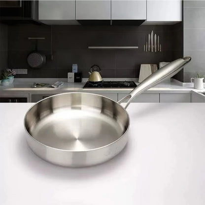 316 Stainless Steel Nonstick Frying Pan Wok for Gas and Induction Cooktops