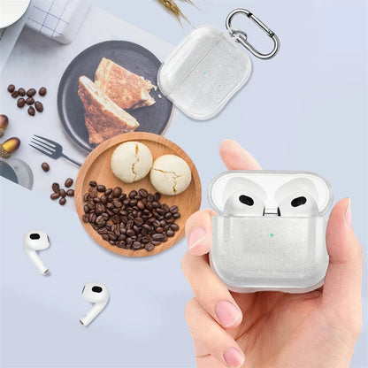 Glitter TPU AirPods Case with Keychain (Pro 2/3/2/1)