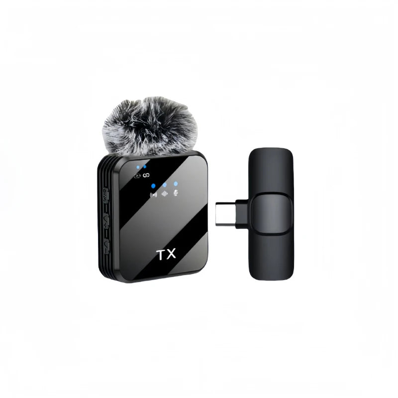 Wireless Lavalier Mic for iPhone & Android