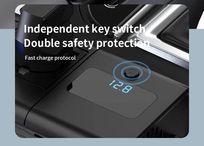 Car Inverter Car Cigarette Iighter 12v Can Be Converted To 110v Or 220v Power Conversion Fast Charger Car Socket Multi-Function