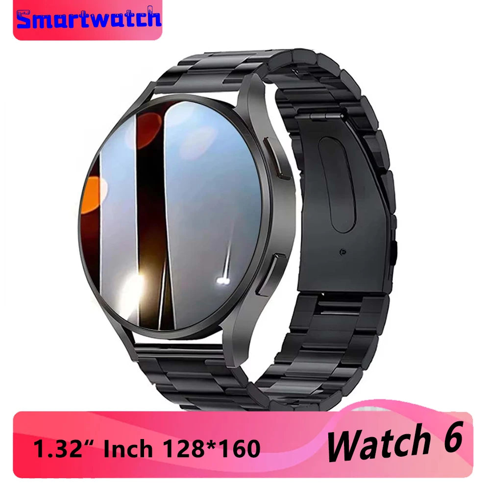 2025 Smart Business Watch for Men, 1.32” Bluetooth Call, Health Monitor, Fitness Tracker