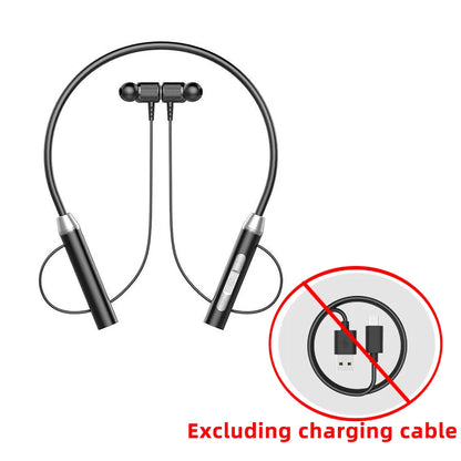 XYJS Wireless Bluetooth Neckband Earphones with LED Display