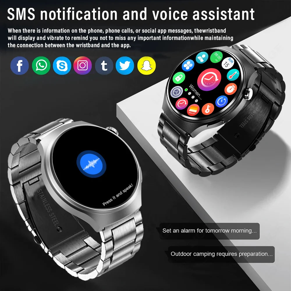G.L Wear  Men’s Smart Watch HD Display
