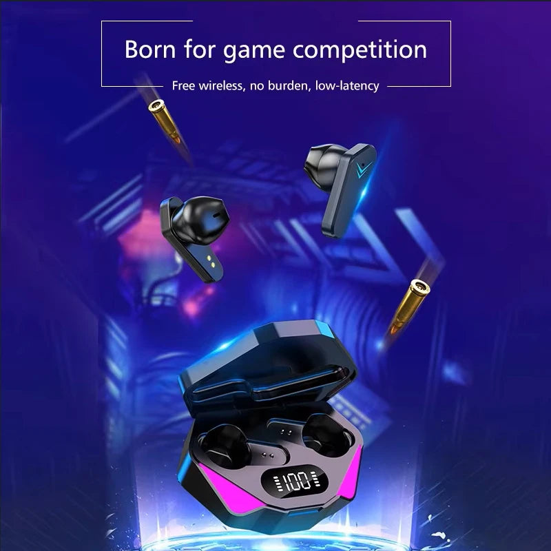 XYJS TWS Wireless Bluetooth Earphones with LED Display