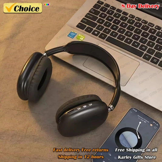 SoundPulse P9™ Wireless Bluetooth Earbuds with Charging Case & Touch Control