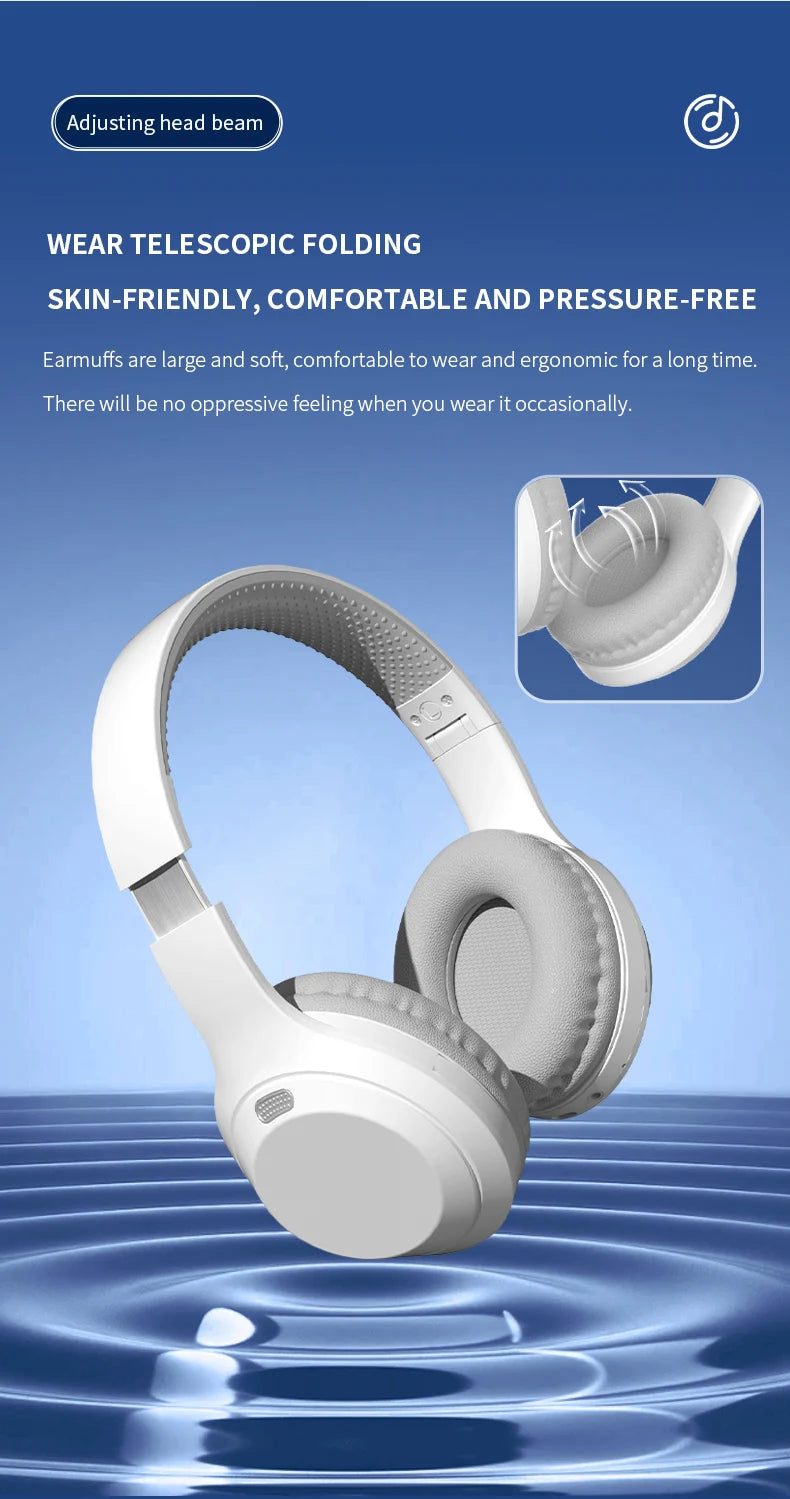 Xiaomi 5W Wireless Bluetooth Headphones with Mic | Foldable Over-Ear Headset