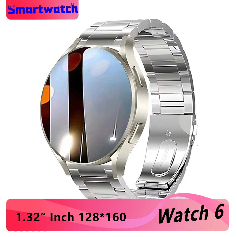 2025 Smart Business Watch for Men, 1.32” Bluetooth Call, Health Monitor, Fitness Tracker