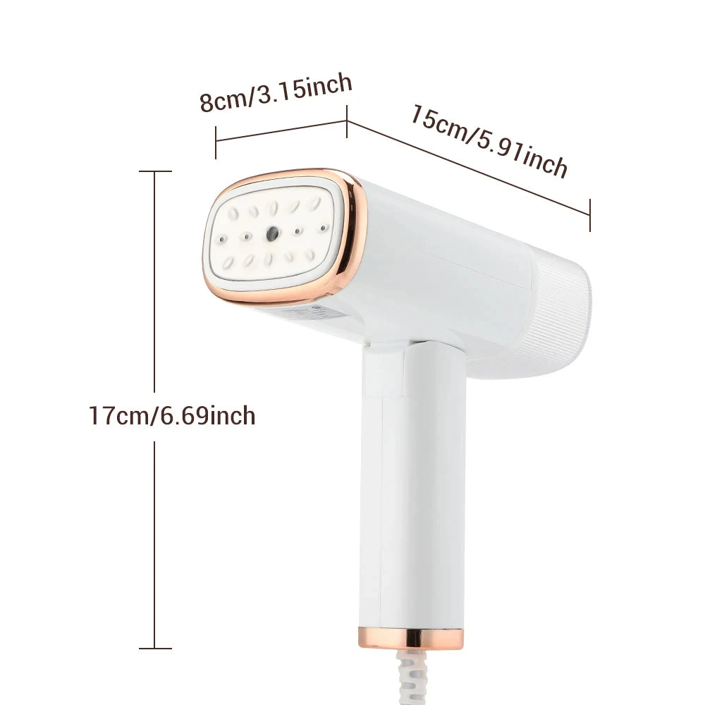 Portable Handheld Garment Steamer – 130ml, 1000W Fast-Heat