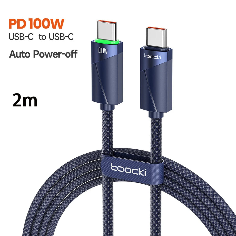 Toocki 3-in-1 USB C Cable Fast Charging for iPhone and Android