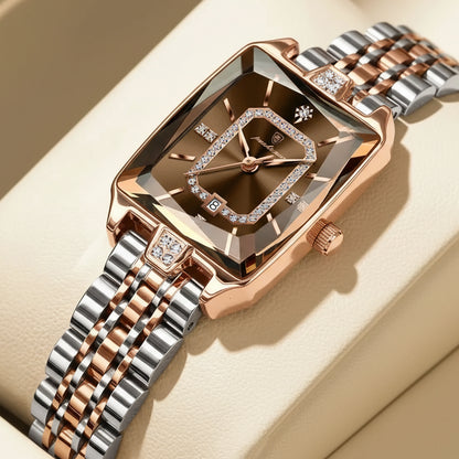 POEDAGAR Luxury Rectangle Women’s Quartz Watch