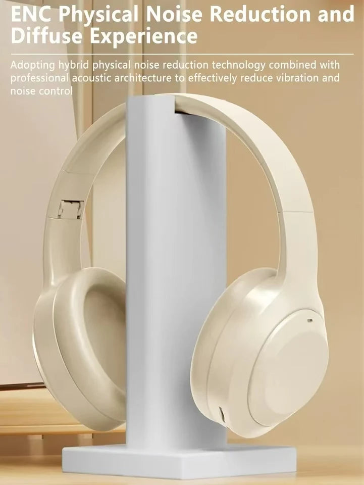 Wireless Bluetooth 5.3 Over-Ear Headphones with Mic | HIFI Stereo Gamer Headset TF/AUX Music Player