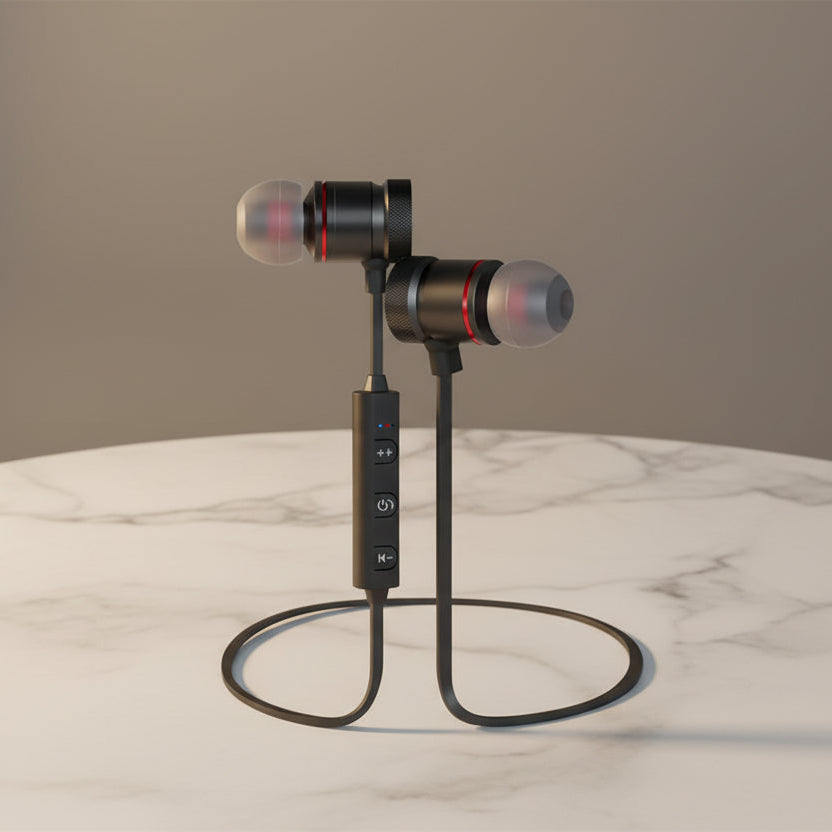 STTKGZD Wireless Bluetooth Neckband Earphones