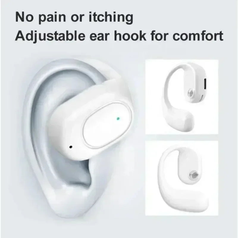 EOENKK Single Ear Wireless Bluetooth Headphone | Left Ear Sports and Driving Earphone with Mic