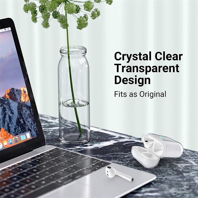 Glitter TPU AirPods Case with Keychain (Pro 2/3/2/1)