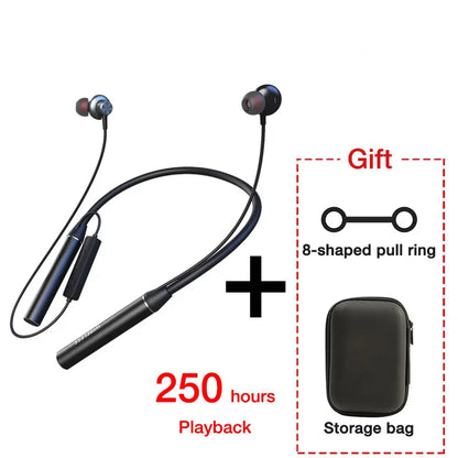 EARDECO 1000mAh Bluetooth Neckband Headphones | Noise Cancelling, Waterproof & Wireless
