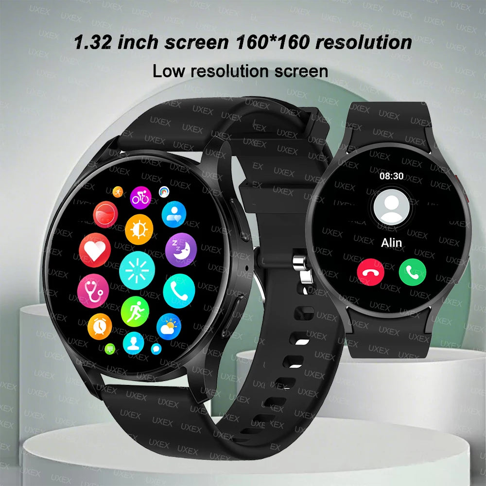 2025 Smart Business Watch for Men, 1.32” Bluetooth Call, Health Monitor, Fitness Tracker