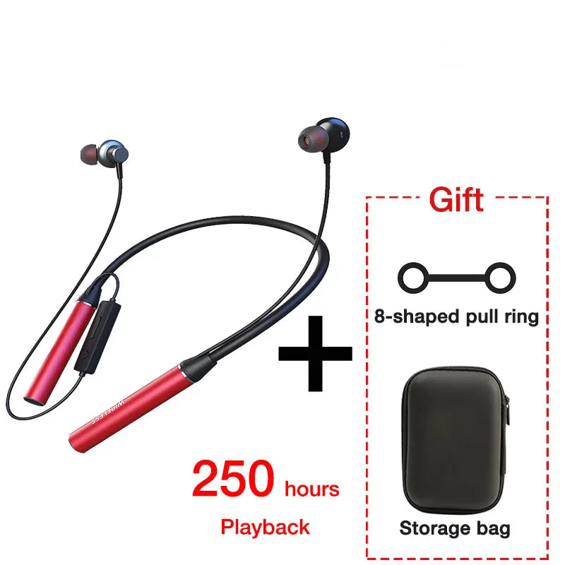 EARDECO 1000mAh Bluetooth Neckband Headphones | Noise Cancelling, Waterproof & Wireless