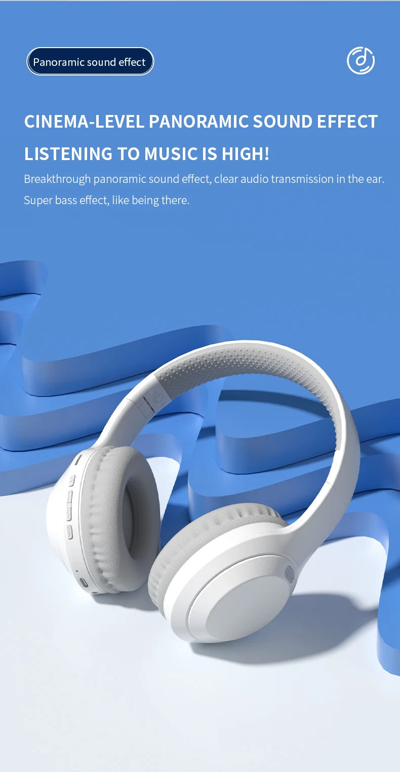 Xiaomi 5W Wireless Bluetooth Headphones with Mic | Foldable Over-Ear Headset