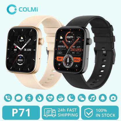 COLMI P71 Unisex Voice Calling Smart Watch