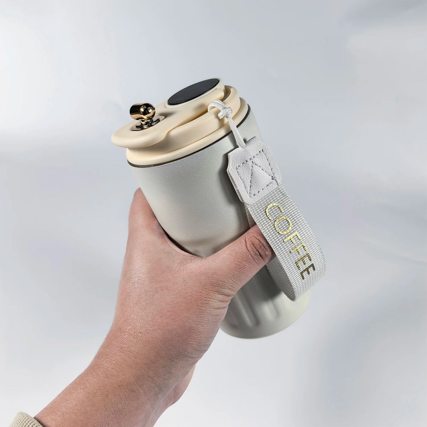 LED Temperature Thermos Bottle – 316 Stainless Steel, 450ml