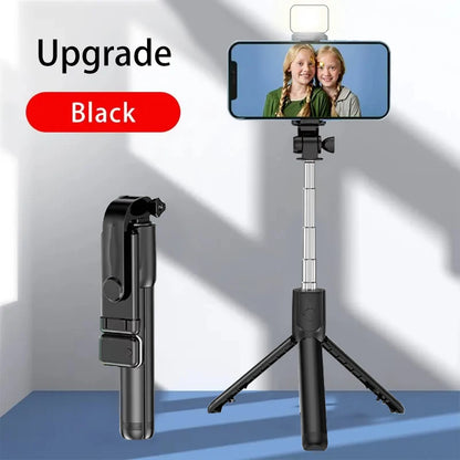 GlowShot Pro™ Wireless Bluetooth Selfie Stick & Tripod with Fill Light