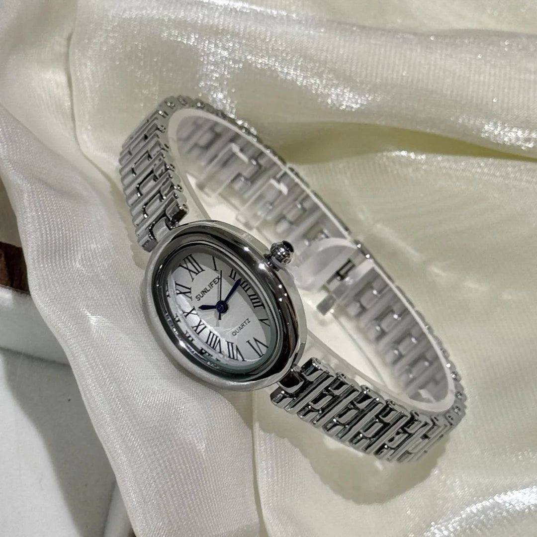 Sunlifex Oval Dial Gold Women’s Quartz Watch