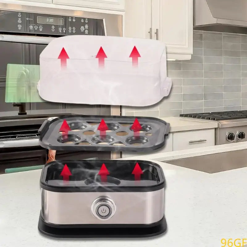 Space Saving Electric Egg Boiler 6 Egg Capacity