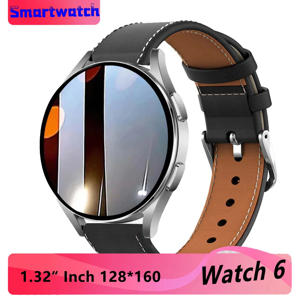 2025 Smart Business Watch for Men, 1.32” Bluetooth Call, Health Monitor, Fitness Tracker