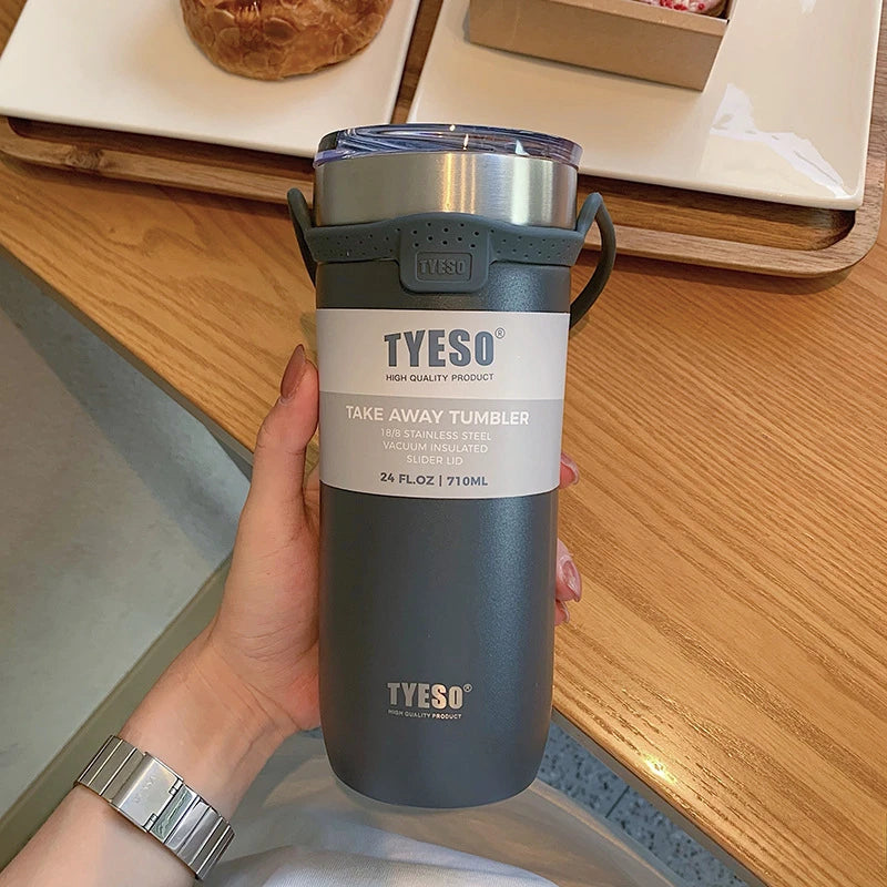 Stainless Steel Coffee Mug – Double Thermos Bottle, 550/710ml