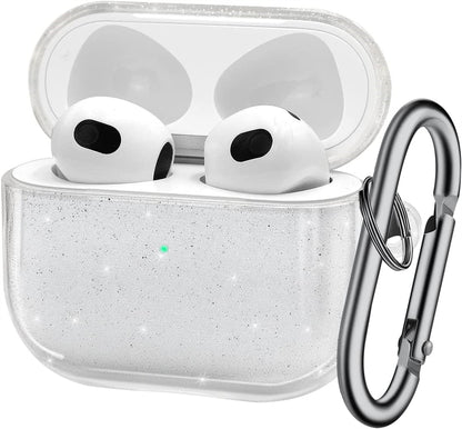 Glitter TPU AirPods Case with Keychain (Pro 2/3/2/1)