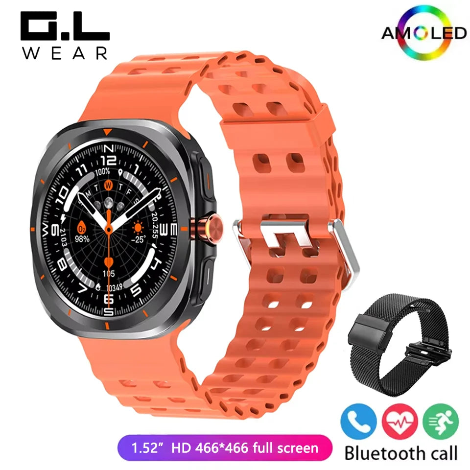 LAXASFIT Men’s AMOLED Smart Watch