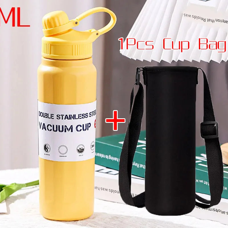 Stainless Steel Thermos Bottle – Large Capacity 840ml