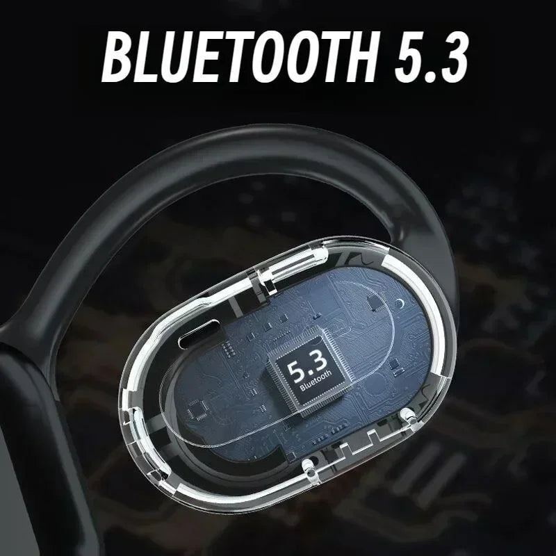 EOENKK Single Ear Wireless Bluetooth Headphone | Left Ear Sports and Driving Earphone with Mic