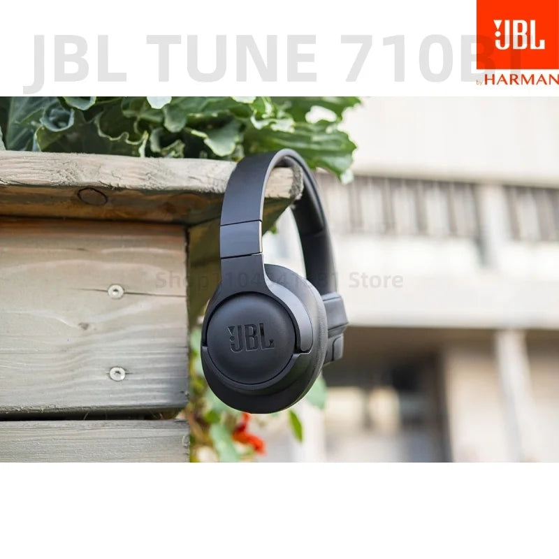 Original JBL Tune 710BT Over-Ear Bluetooth Foldable Headphones