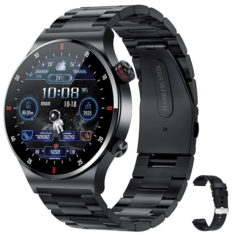 ChiBear NFC Smart Watch Men AMOLED GPS Bluetooth Call