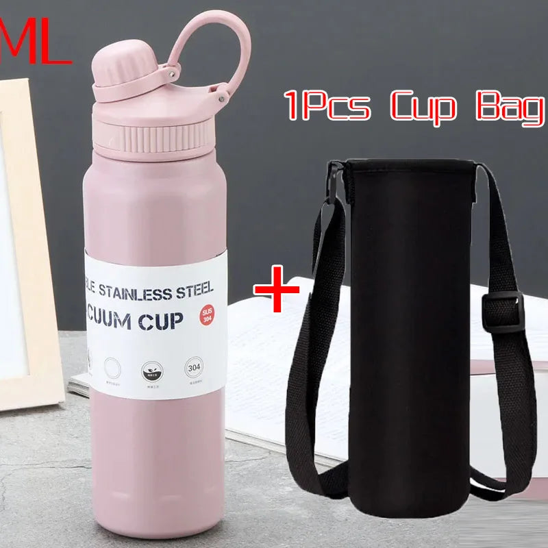 Stainless Steel Thermos Bottle – Large Capacity 840ml