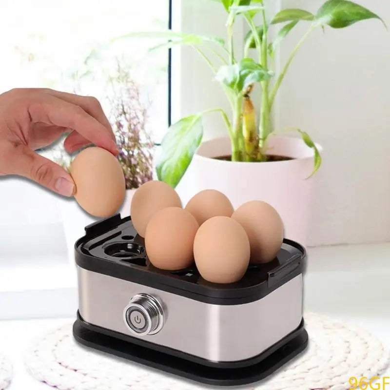 Space Saving Electric Egg Boiler 6 Egg Capacity