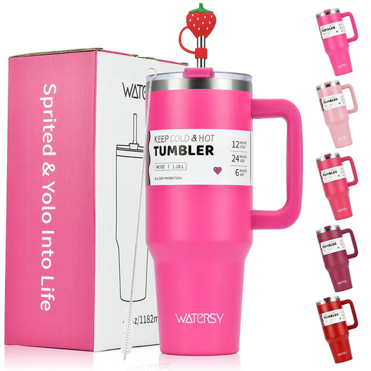 Stainless Steel Tumbler – 30oz/40oz Double-Wall Thermal Bottle
