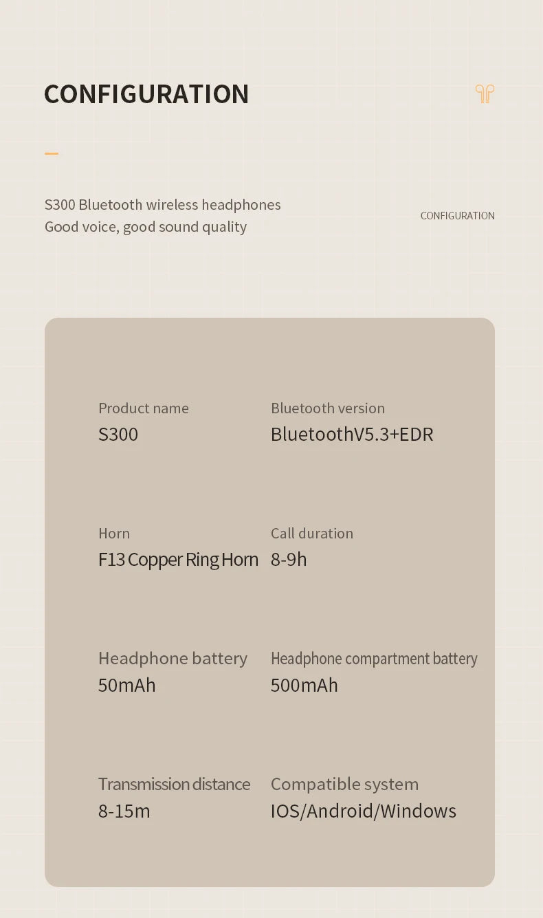 Original SONY S300 TWS Wireless In-Ear Earphones