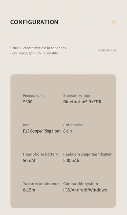 Original SONY S300 TWS Wireless In-Ear Earphones