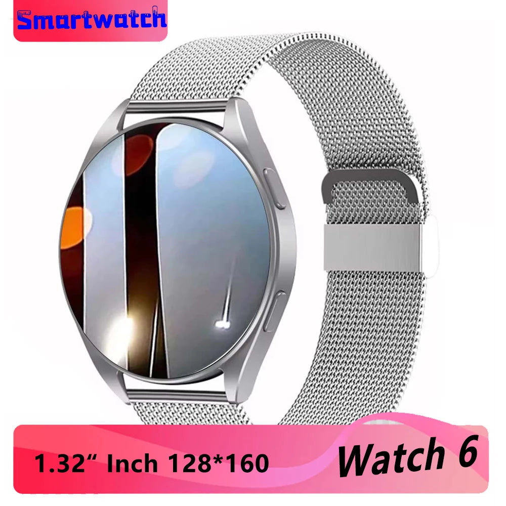 2025 Smart Business Watch for Men, 1.32” Bluetooth Call, Health Monitor, Fitness Tracker