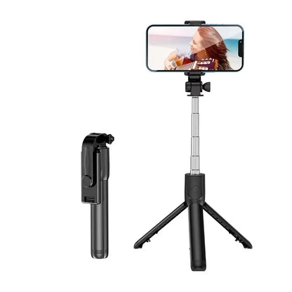 GlowShot Pro™ Wireless Bluetooth Selfie Stick & Tripod with Fill Light