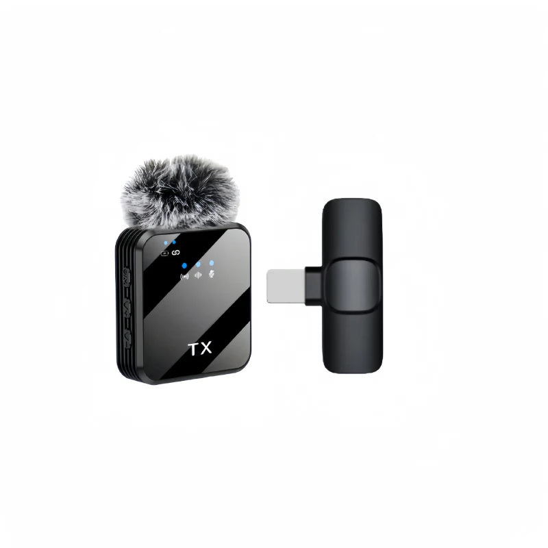 Wireless Lavalier Mic for iPhone & Android