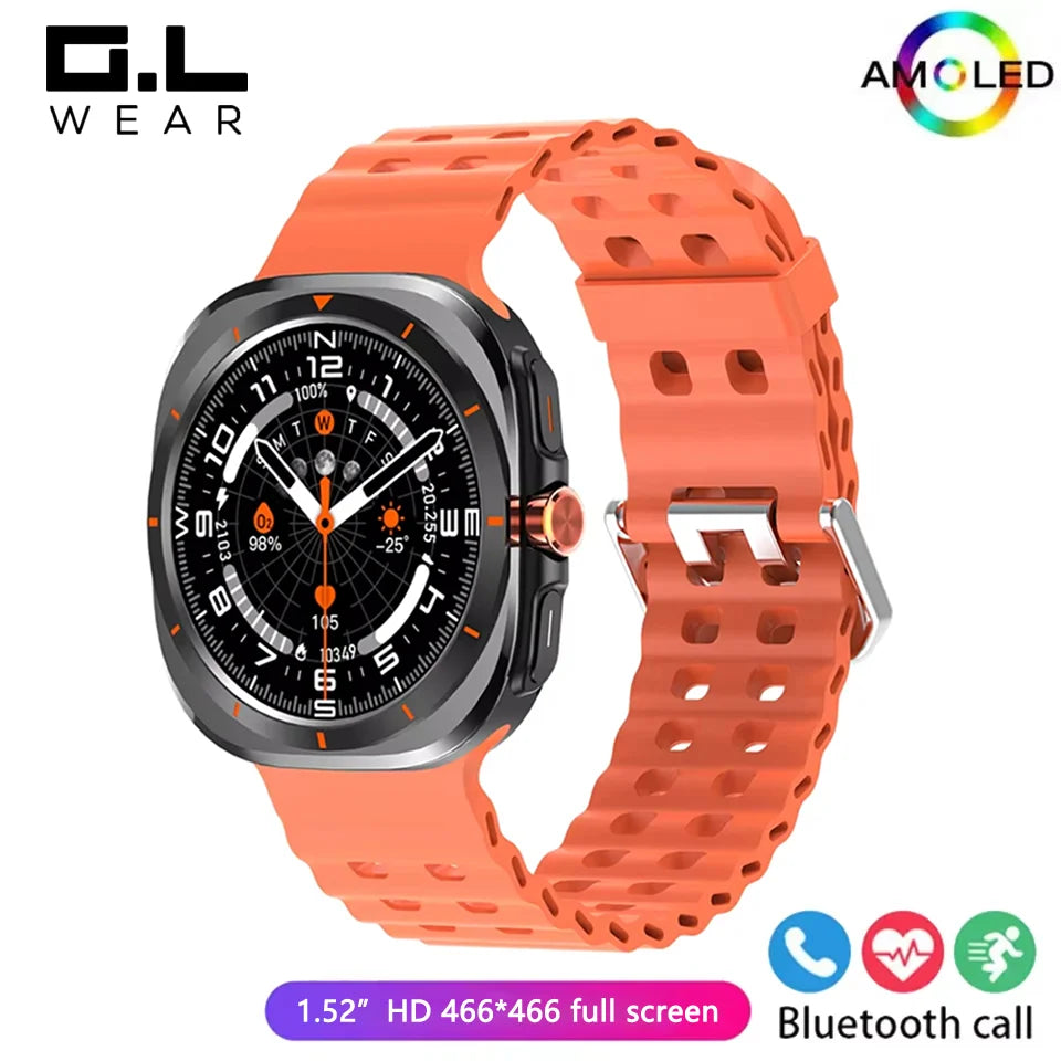 LAXASFIT Men’s AMOLED Smart Watch